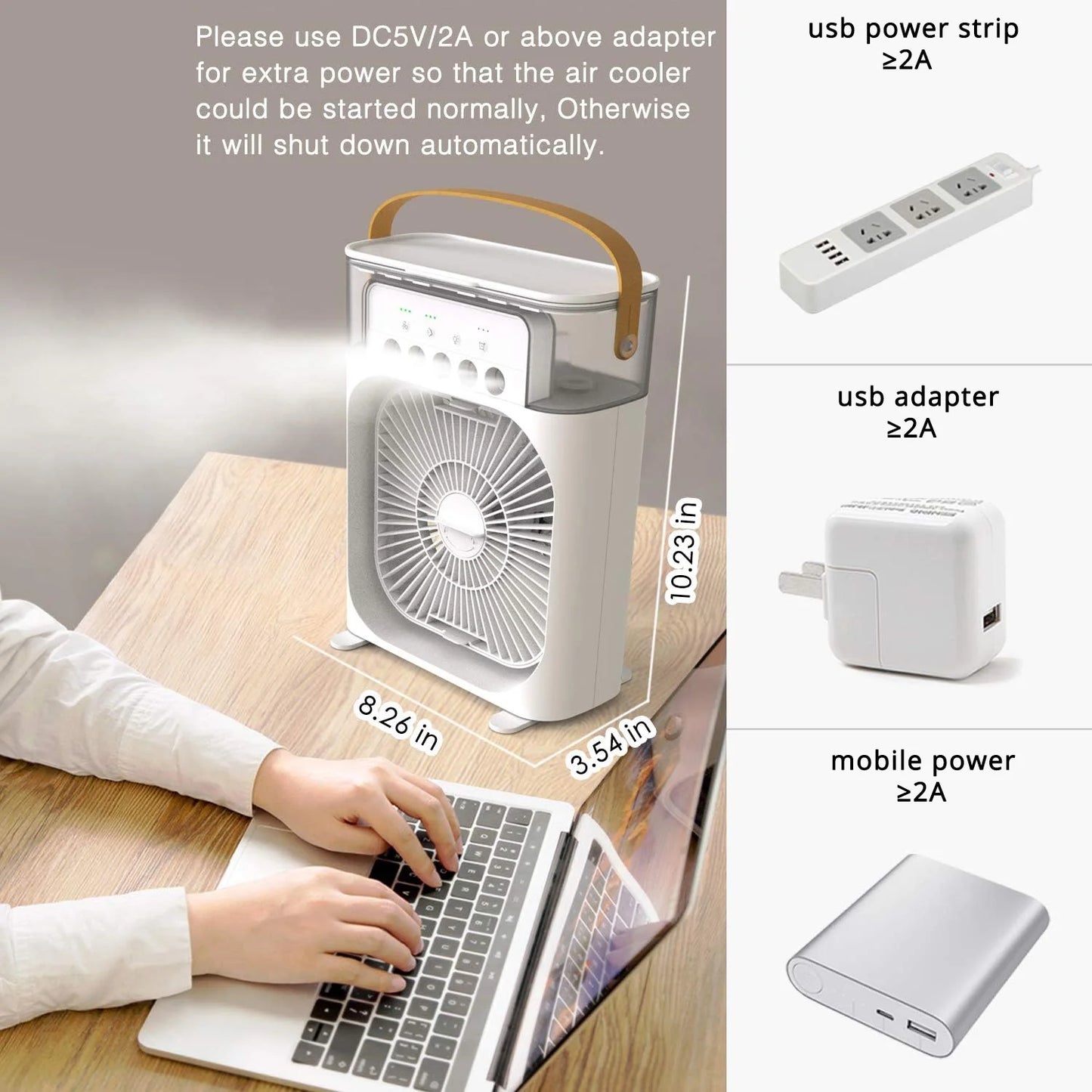 CoolMist Mini AC – Quiet, Compact, Powerful