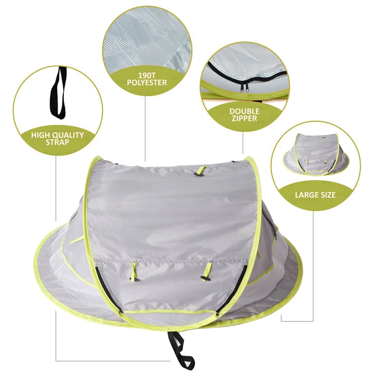 Yobooom Pop-Up Beach Tent.