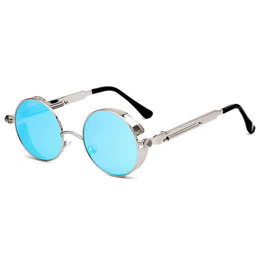Metal Frame Retro Round Sunglasses